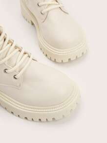 Nuevas botas de mujer de tobillo y botines, zapatos planos casuales versátiles y de moda