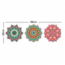 Kit 3 Decorative Mandala Frames - Laser Cut - Multicolor - View 3