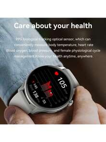 REMAX ساعة ذكية ريماكس بشاشة AMOLED ملونة مقاس 1.43 بوصة، مع وجوه ساعة متعددة مدمجة، شاشة لمس كاملة منحنية السطح، تدعم العديد من اللغات، متوافقة مع أجهزة /Android/iOS، إجراء/استقبال المكالمات، مع وظيفة المكالمات، إشعارات الرسائل، قياس معدل ضربات القلب، تتبع النوم، عداد الخطوات، أوضاع رياضية، هدية مناسبة للرجال والنساء والأصدقاء وأعياد الميلاد