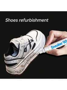 OPP Beutel Weiß Schuh Reiniger: Auffrischungsmarker, Premium Mittelsohlen-Marker und präziser weißer Marker für Leder, Segeltuch, Vinyl, Nylon und mehr