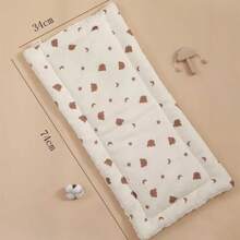 وسادة مقعد عربة الأطفال قطعة واحدة، وسادة قطنية ناعمة ومريحة بطباعة كرتونية، بطانة قطنية سميكة لعربة الأطفال، مناسبة للاستخدام اليومي والتسوق، لجميع الفصول