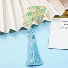 AHLGCAFT 1 件优雅枫叶书签带流苏，是送给家人和朋友的精致小礼物，学校用品，返校