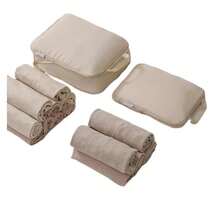 旅行压缩收纳袋便携式行李箱衣物收纳袋防水行李收纳盒抽屉袋旅行必备品旅行配件度假旅行包返校用品宿舍必备大学