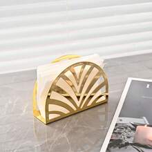 1 pieza Portavasos ovalado o triangular de oro o plata, adecuado para uso en el hogar, bar y restaurante - Dorado - Ver 5