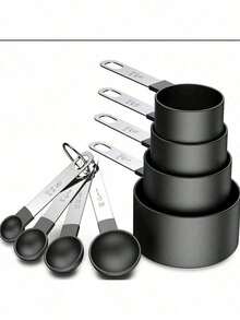 8 Piece Kitchen Measuring Cup And Measuring Spoon - Multicolor - View 2