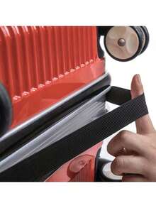 黑色弹力行李箱防尘罩，旅行行李箱套，拉杆箱保护套，纯色弹性行李箱套，旅行配件