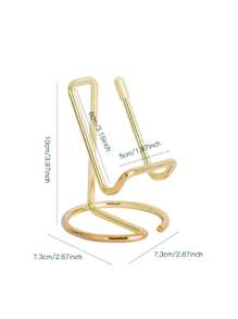 2/1 pezzi Supporto universale in metallo per telefono cellulare/iPad, supporto verticale, design minimalista portatile, installazione stabile sul tavolo, adatto per smartphone e tablet, supporto per una visione a mani libere, applicabile per ufficio, cucina, studio, supporto multifunzionale per esposizione, particolarmente adatto per utenti di casa office, studenti e professionisti.