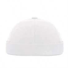 Berretto basco stile marinaio casual di moda in colore tinta unita, lavato in denim, unisex, antivento, adatto per autunno e inverno