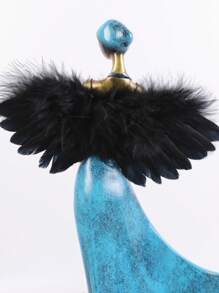1 bucată mini aripi de pene păpușă păpușă pene bretele scurt top cosplay petrecere animal de companie păpușă rochie recuzită pentru Labubu Halloween