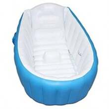 1 pieza Piscina inflable de PVC rosa de gran , piscina popular para el verano - Azul - Ver 4