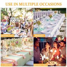 10/50/100pcs Elastic Chair Belts, Bow Elastic Chair Belts, Buckle Free Belts For Wedding Decoration, Banquet Decoration