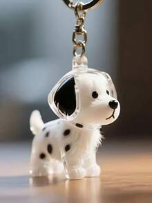 可爱透明狗狗毛发收纳盒，宠物毛发纪念吊坠，萌萌小狗吊坠，精美吊坠装饰纪念品，透明塑料宠物毛发收集容器，带可爱动物吊坠，便携式家用车载旅行毛发收纳袋，宠物主人配件，宠物纪念礼物 - 彩色 - 查看 5