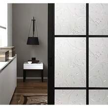 New Product Launch Static Cling NonAdhesive Window Film Frosted Glass Bathroom Door Decoration Privacy Covering 17.7x 78.7 - Pure - View 2