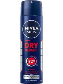 MEN Dry Impact Deo Spray, Antiperspirant For 72h Reliable Protection Against Sweat And Odor, Antibacterial Deodorant Without Ethyl Alcohol (150 Ml) - 或者 - 查看 13