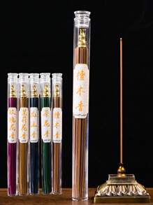 40 Scented Sticks + 1 Incense Burner Combo Set, Sandalwood Scented Sticks, Creative Series Incense Holder, Suitable For Home Aromatherapy, Yoga, And Meditation, Living Room, Bedroom, And Study Decoration Aromatherapy Gifts, Birthday Gifts, Graduation Gifts, Multiple Scents Available, Sandalwood, Ambergris, Camellia, Osmanthus, Wyndham, And Jasmine.