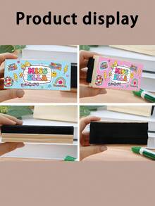 Borrador personalizado para pizarra blanca de profesor, borrador de pizarra negra personalizado, regalo de apreciación al maestro, borrador de maestro con nombre, regalo para maestros - Multicolor - Ver 5