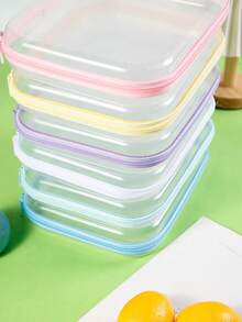 3个透明PVC化妆包，文具袋，防水，适合存放化妆品、礼品包装、旅行必备、收藏品 - 彩色 - 查看 4