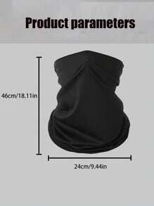 1pc Sun-Proof Ice Silk Headband, Outdoor Sports Face Mask, Breathable Neck Gaiter For Cycling, Fishing, Hiking, Motorcycle