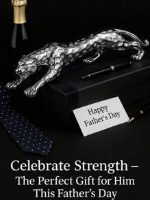 Premium Nordic-Style Decorative Leopard Figurine For Placement In Living Room, TV Stand, Entryway, Bookshelf, Car Decor. Also Suitable As A High-End Gift For Friends, Gatherings, Holidays, Housewarming