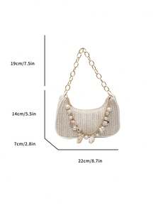 2025新款手工个性别致小手提包，春季时尚单肩包/腋下包