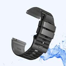 سوار بديل من السيليكون عالي الجودة بقطر 24 مم، ناعم ومتين، مريح للارتداء، سهل التنظيف، مناسب لساعات سونغتو سبارتان سبورت/رسغ HR/كاتب/كاتب HR بارو/بارو/سونتو 9 بارو/9/7/D5، قابل للتعديل، يمكن ارتداؤه للاستخدام اليومي والرياضة واللياقة البدنية