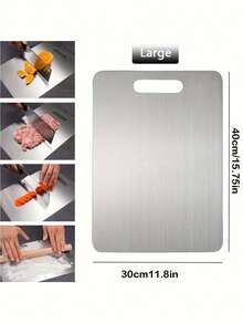 钛砧板，厨房用钛砧板，304 不锈钢肉类水果蔬菜砧板