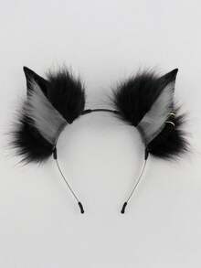 Sexy Punk Detachable Furry Bat Ear Costume Headband, Versatile Animal Ear Props For Live Broadcast & Stage Halloween - Hairband - View 11