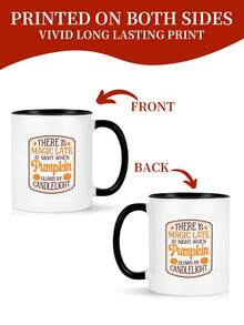 1 Peça Caneca de Halloween Fofa e Cartoon, Caneca de Café com Tema Engraçado de Abóbora, Fantasma e Bruxa, Presente de Feriado para Casa e Escritório, Copo de Água