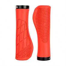 自行车减震车把套，自行车车把上的单锁，减震手柄套，适用于 BMX、山地车、MTB、沙滩巡洋舰、踏板车、折叠自行车，柔软防滑橡胶手柄，舒适符合人体工程学 - 彩色 - 查看 13