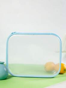 3个透明PVC化妆包，文具袋，防水，适合存放化妆品、礼品包装、旅行必备、收藏品 - 彩色 - 查看 8