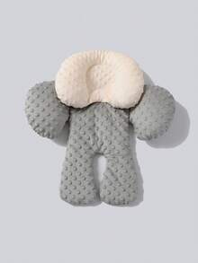 1 pieza Almohadilla para cochecito de bebé, cojín de asiento con lunares de felpa para todas las estaciones, accesorio para cochecito, ayuda para caminar y colchoneta para dormir para el carrito de bebé - Multicolor - Ver 13