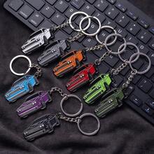 Dodge Challenger Keychain - Premium SRT/SXT Key Chain Accessories - Stylish Car Keys Holder For Challenger Enthusiasts - Red - View 4