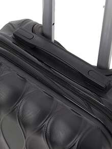 Living And Home 20-Inch ABS Hardshell Suitcase (35*20*58cm) - Scratch-Resistant With Combination Lock - Black 35cm W X 20cm D X 58cm H - View 7