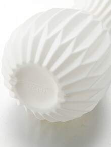 1pc Plastic Flower Vase,Home Decor,Flower Vase,Centerpiece,Table Decor Gifts Birthday Graduation Room Decor Glass Vase - White - View 10