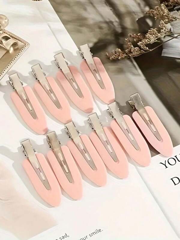10pcs Simple Hair Clips Hair Accessories For Girls, Ideal Gift Choice For Celebrations And Parties