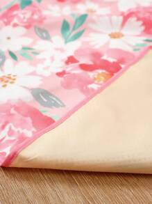 1 件装防溅垫，适用于地板、高脚椅下、防水、可机洗婴儿喂食桌布、便携式野餐垫