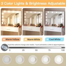 28" W Small Vanity Table With Lamp Bulb Mirror, Makeup Dressing Table With Drawers, Modern Simple Makeup Vanity Desk For Bedroom