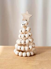Cirelle 1 件创意北欧风格木制圣诞树装饰，迷你圣诞树家居装饰，木制树设计，适合日常使用，家居装饰，圣诞装饰，办公桌装饰，房间装饰，卧室装饰，家居圣诞装饰，秋季装饰，房间装饰用品，客厅装饰，派对用品 - 彩色 - 查看 13