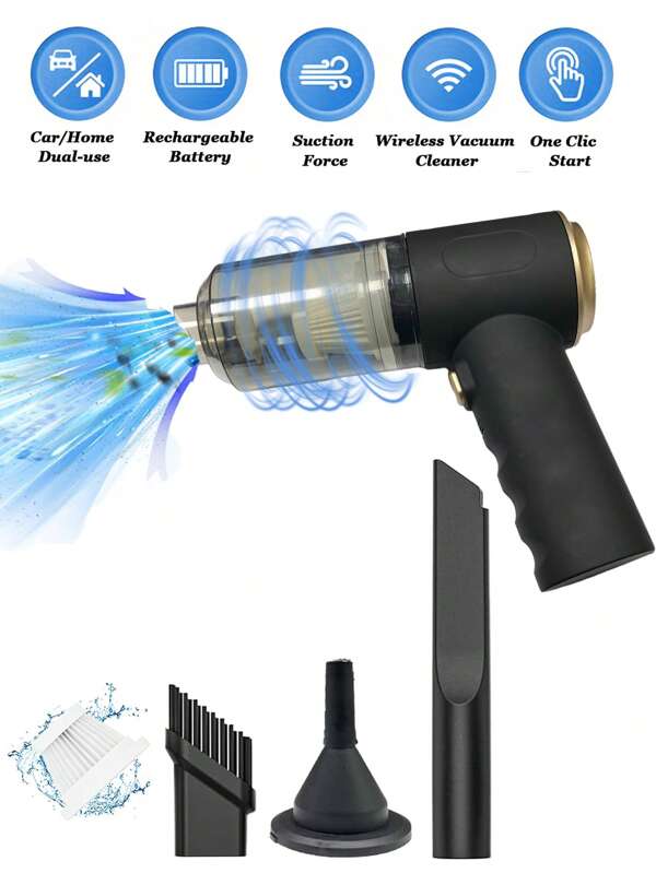 Portable Cordless Vacuum Cleaner, Rechargeable Portable Handheld Vacuum Cleaner For Household Dust, Crumbs, Sofa Pet Hair Cleaning Tool Mini Vacuum Cleaner