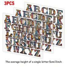 Colorful Galaxy / Star Space Letter Iron On Transfers, Clothing / Bag / Hat DIY Personalized Decoration Stickers, Vinyl Heat Press Print