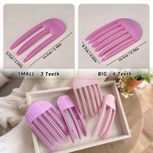 Clip para dar volumen al cabello desde la raíz, 1 pieza de peine de sección para herramienta de volumen de estilo para mujeres y uso en salón, esenciales para volver a la escuela, vacaciones y accesorios para el cabello de mujeres, cepillo para peinar hacia atrás, accesorios de barbero, secador de pelo, cabello, barbero, herramientas para el cabello, productos para el cabello, secador de pelo, cabello, accesorios, productos para el cabello, herramientas para el cabello, cosas para el cabello, cuidado del cabello, cepillo para cabello rizado, barbero, accesorios de barbero, equipo de peluquería, esenciales de viaje, esencial de viaje, peinado, peluquería, cabello, viaje, productos para el cabello, herramientas para el cabello, cosas para el cabello