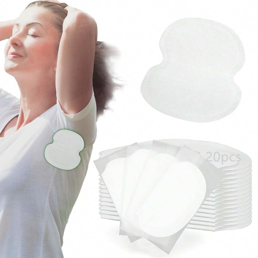 Underarm Sweat Pads, [50 Packs] Armpit Sweat Pads, Disposable Sweat Pads For Women Men, Comfortable Unflavored - 均碼 - 查看 1