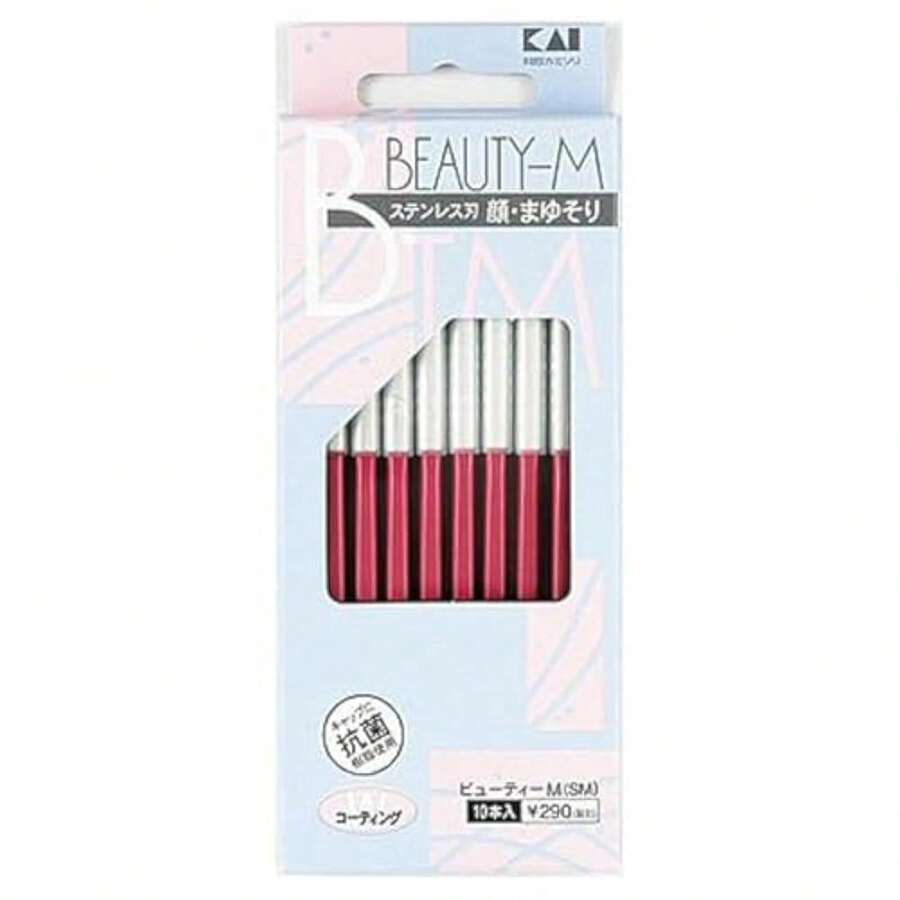 Japanese KAI Razor For Women's Face Eyebrow Shaving Care Beauty-M From Japan 10 Razors Inclued - Variants1 - View 1