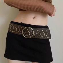 Country Belt Launch Of The 5CM Wide Punk Rock Lolita Belt 2025 - Cà phê - Xem 2