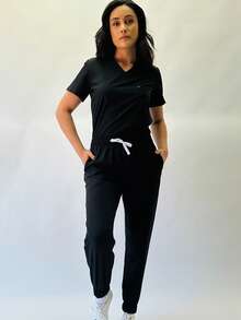 Scrub Sets - Black - View 7