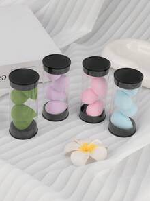 4pcs Super Soft Makeup Sponges, Multi-Color Options, Dry & Wet Use, Fine Texture, Non-Absorbing, Mini Water Drop Makeup Blenders - Multicolor - View 7