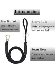 1pc Stainless Steel Clip Accessories Marine Dock Rope, Kayak Mooring Line, Beach Essentials, Beach Accessories, Pool Float