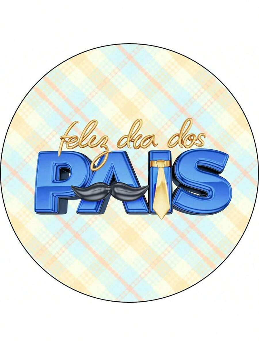 Round Party Panel With Elastic 1.50m Father's Day - PAI060 - View 1