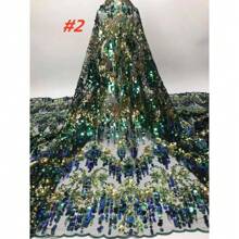 African Net Lace Fabric French Sequins Lace With Sequins 2025 High Quality Nigerian Tulle Lace Fabrics For Women Luxury Dresses Sewing