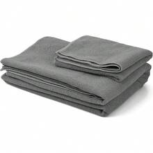 Local Delivery 7-Piece Yoga Equipment Set With Multiple Colors - Yoga Mat With Carrying Strap, 2 Yoga Blocks, Yoga Mat Towel, Yoga Hand Towel, Yoga Strap And Yoga Knee Pad - 灰色的 - 查看 8